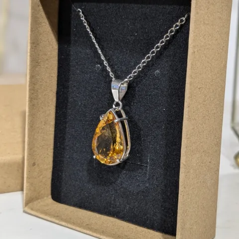 Pendentif citrine